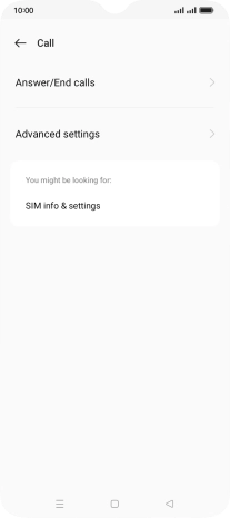 Press Advanced settings. Press Advanced settings.