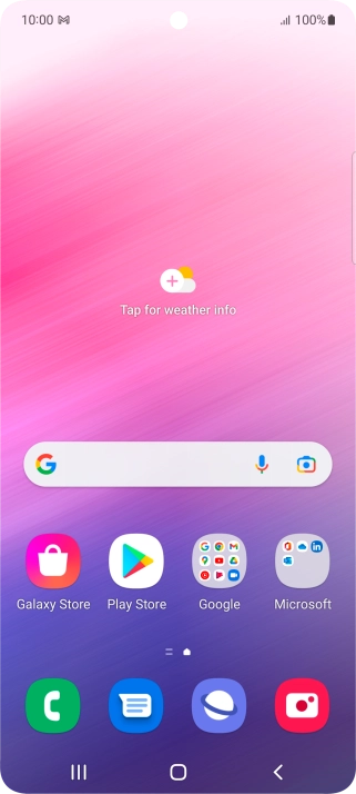 The email message icon shows that you've received a new email message.