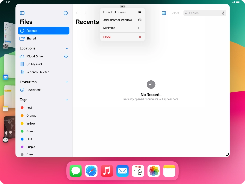 Press Add Another Window.