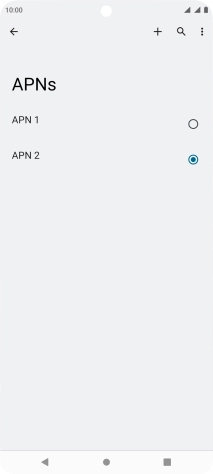 Press the Home key to return to the home screen.