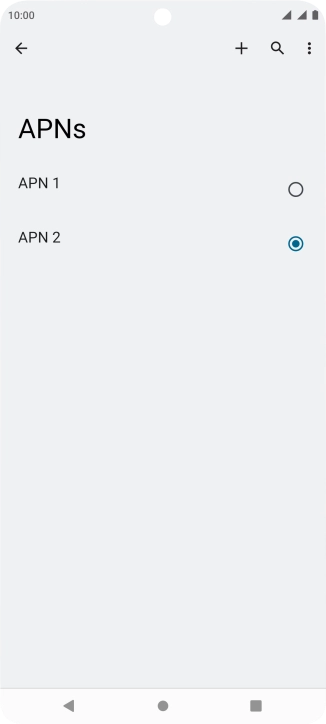 Press the Home key to return to the home screen.