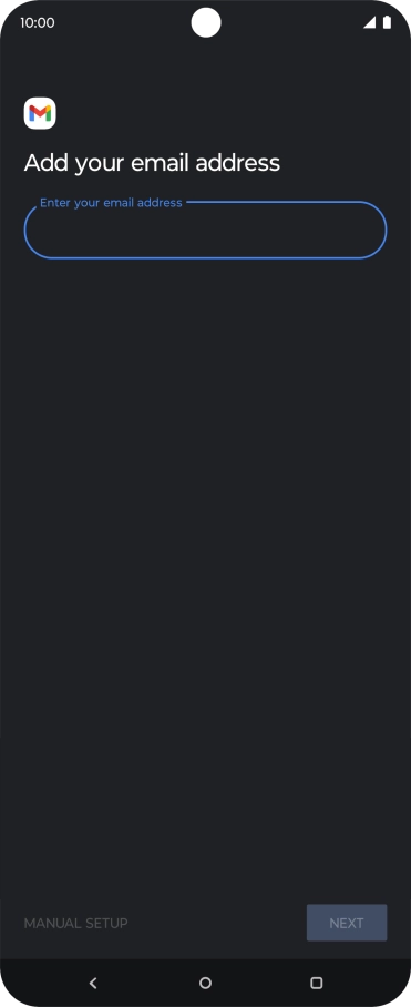 Press the field below 