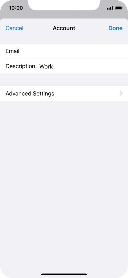 Press Advanced Settings. Press Advanced Settings.