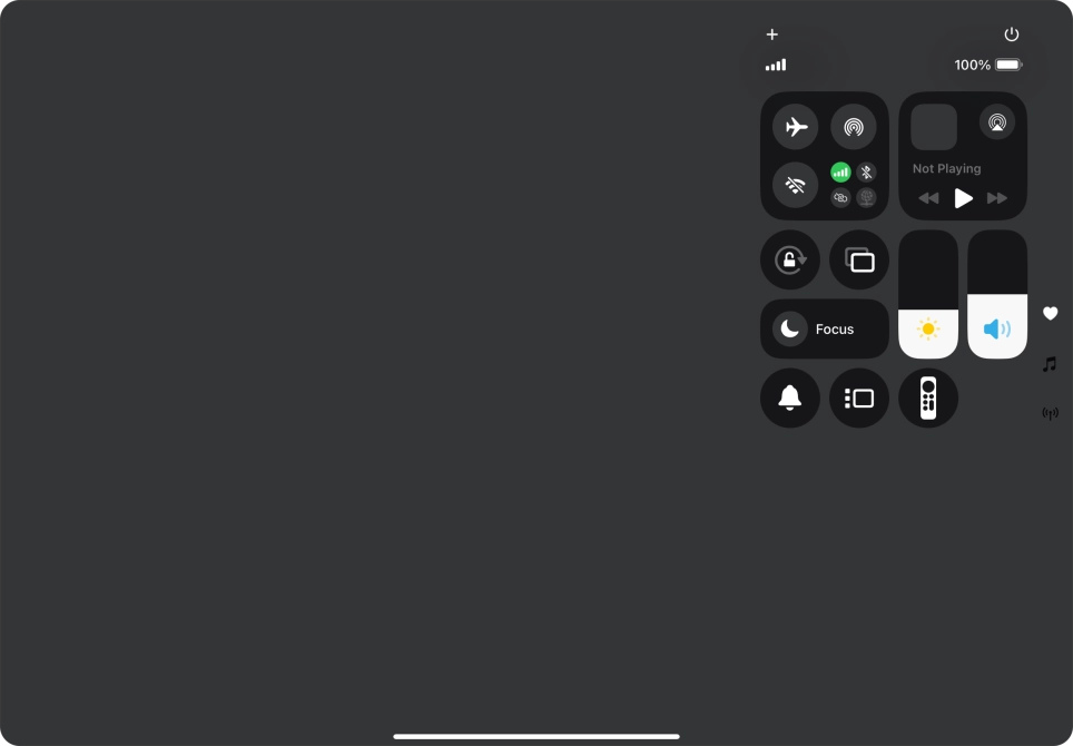 Press the Stage Manager icon to turn on the function.