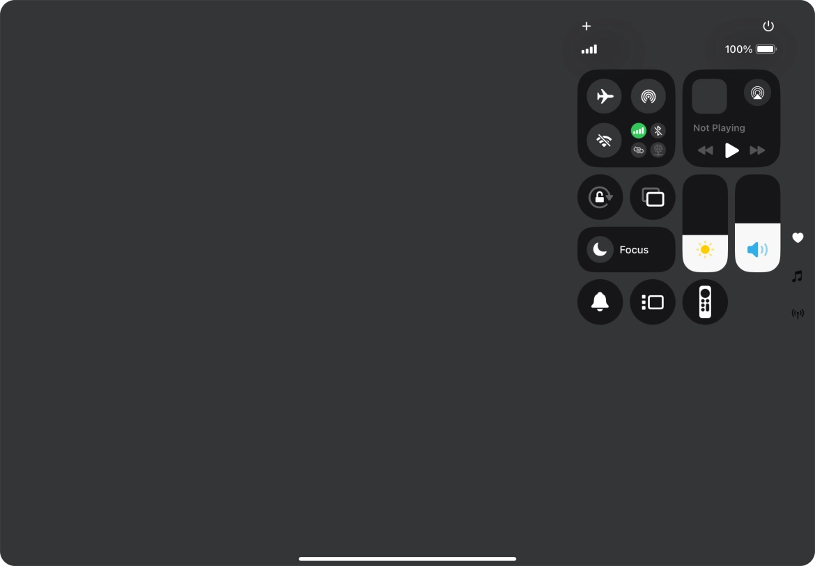 Press the Stage Manager icon to turn on the function.