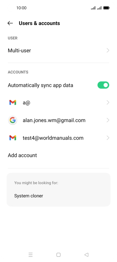 Press the Home key to return to the home screen.