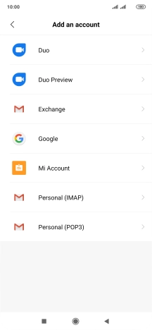 Press Google.