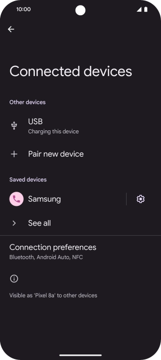 Slide your finger upwards starting from the bottom of the screen to return to the home screen.
