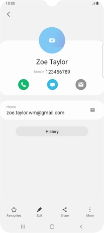 Press the call icon.