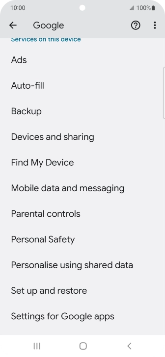 Press Find My Device. Press Find My Device.