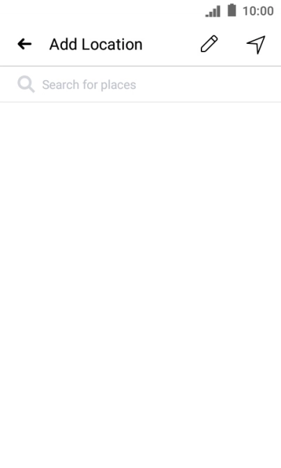 Press the search field and key in the required search word.