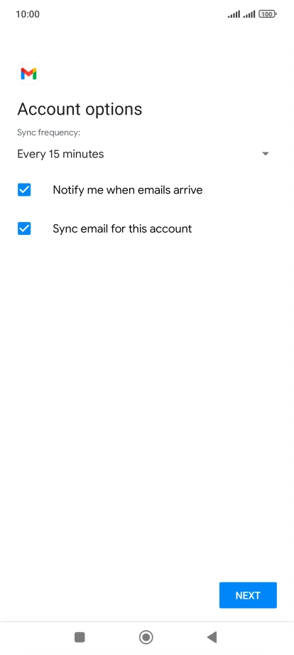Press the drop down list below 