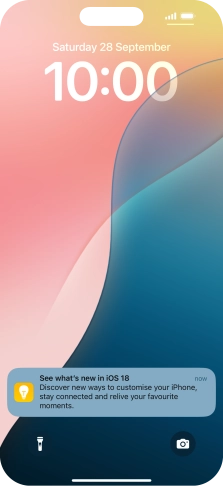 Press the required notification and follow the instructions on the screen to use the selected function.