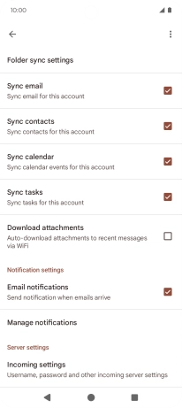 Press the field next to 