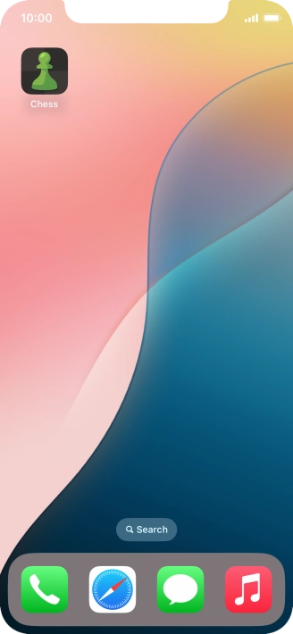 Press and hold the required app.