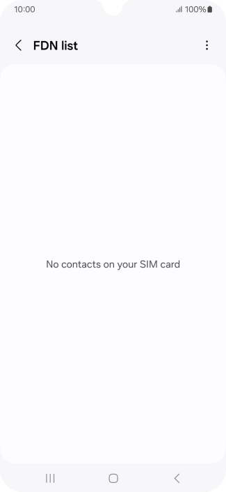 Press the menu icon.