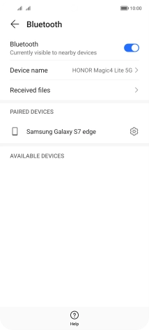Slide your finger upwards starting from the bottom of the screen to return to the home screen.