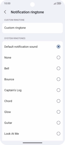 Press the required message tones to hear them. Press the required message tones to hear them.