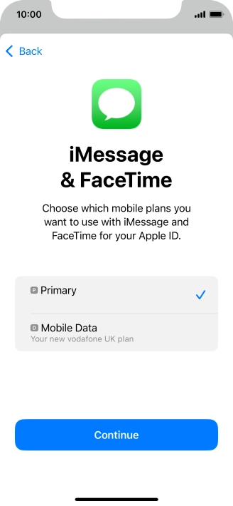 Press the required price plan.
