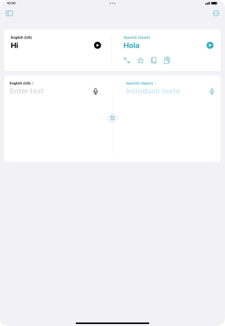 Press the screen size icon.