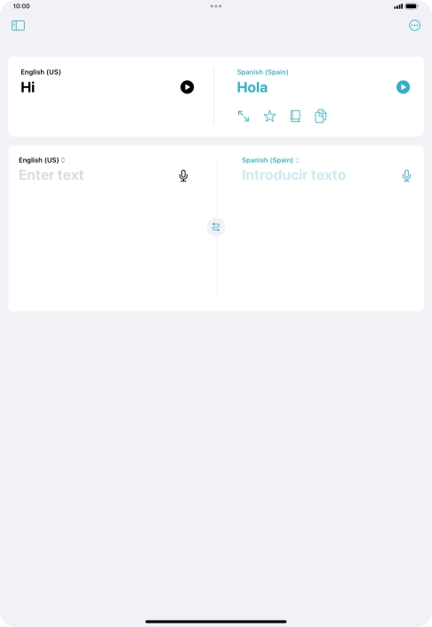 Press the screen size icon.