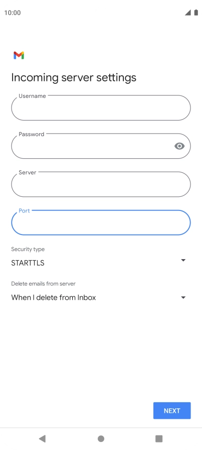 Press the drop down list below Press the drop down list below