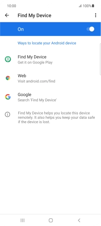 Press the Home key to return to the home screen.