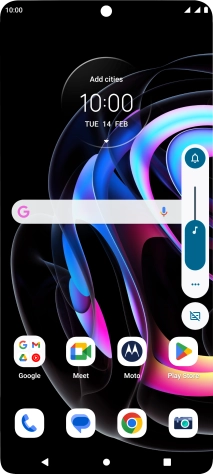 Press the sound mode icon.