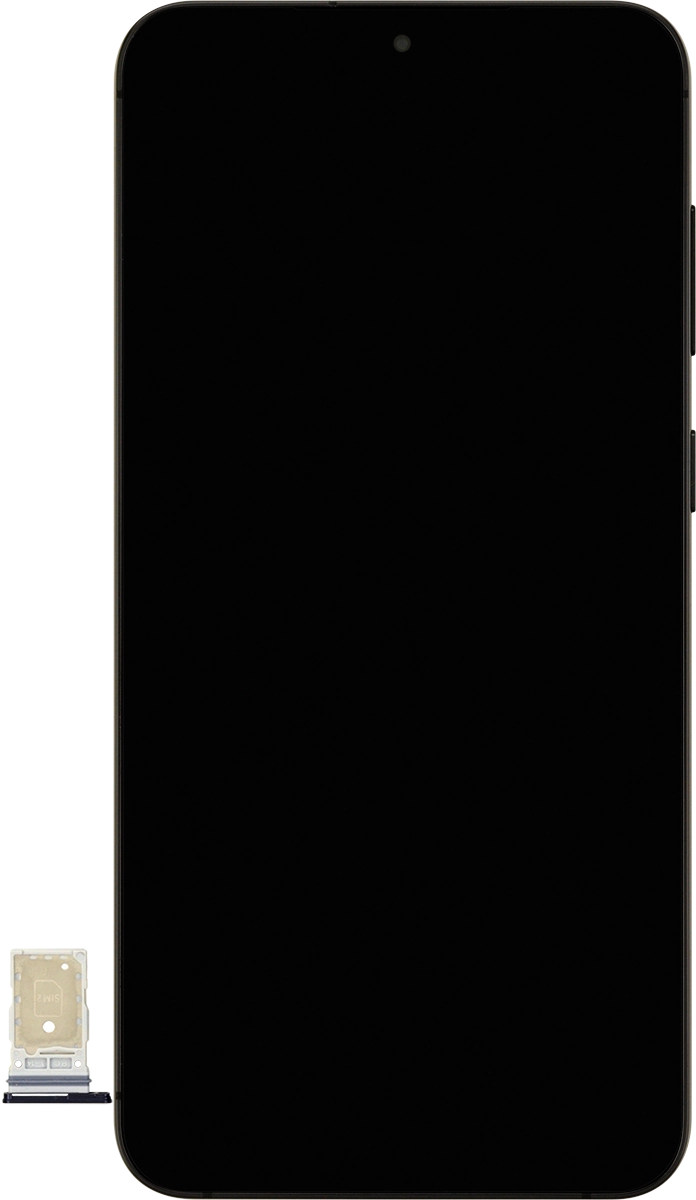 Turn your SIM as illustrated in the second SIM holder and place it in the SIM holder.