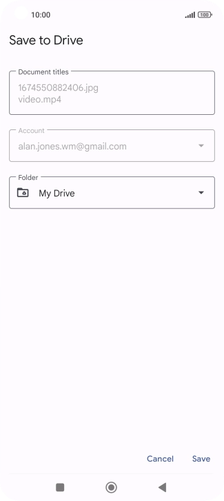 Press the field below 