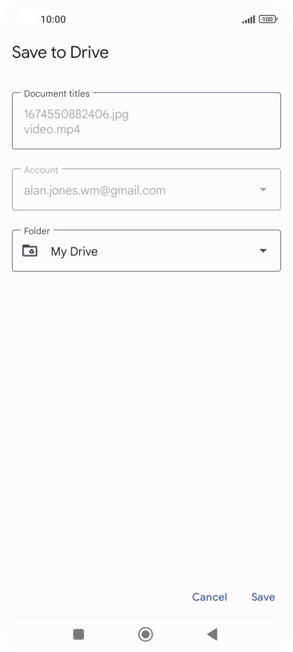 Press the field below 
