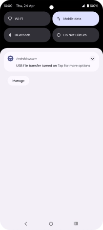 Press the drop down list.
