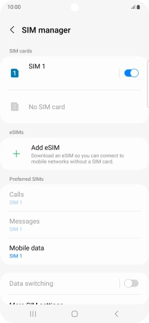 Press Add eSIM. Press Add eSIM.
