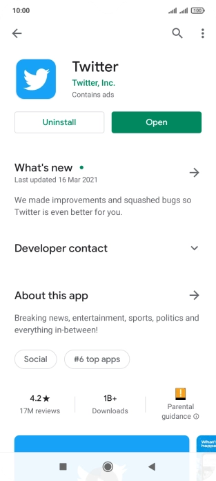 Press the Home key to return to the home screen.