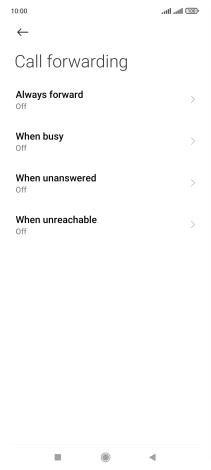 Press the Home key to return to the home screen.