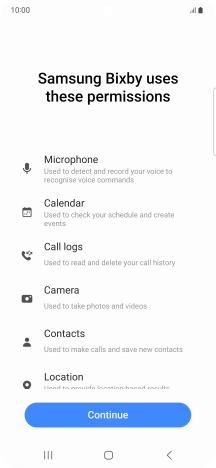 Press Continue. Press Continue.