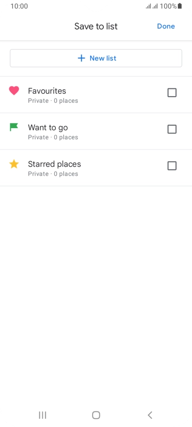 Press the required setting. Press the required setting.