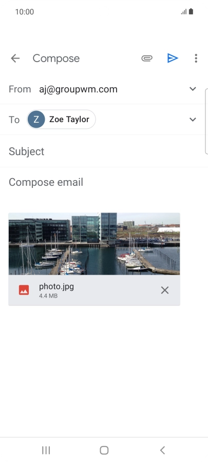 Press Subject and key in the required subject.