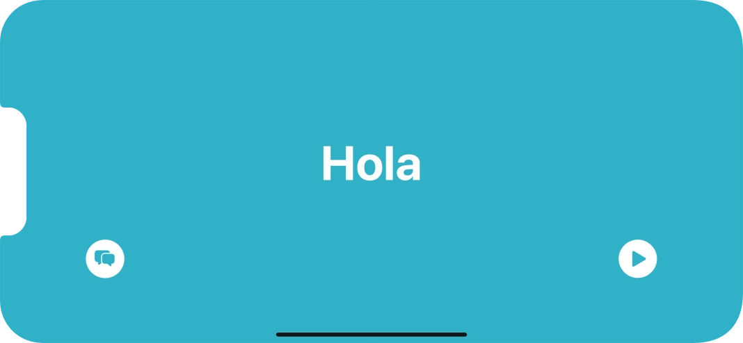 Press the split view icon to go back to display of both languages. Press the split view icon to go back to display of both languages.