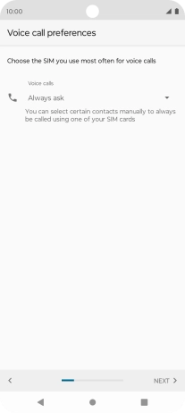 Press the drop down list below 