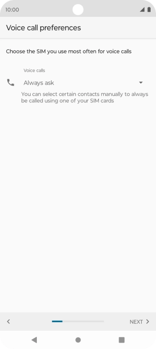 Press the drop down list below 
