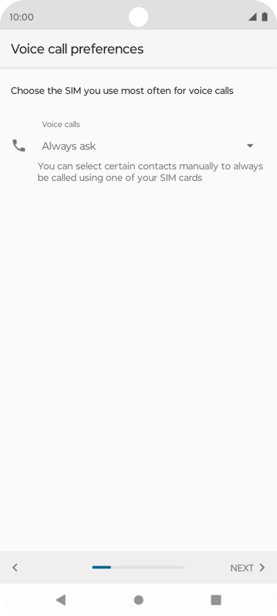 Press the drop down list below 