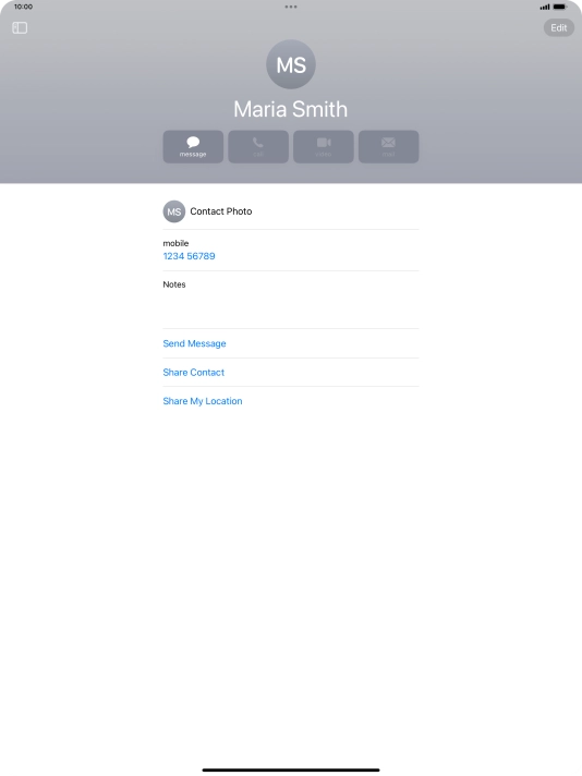 Slide your finger upwards starting from the bottom of the screen to return to the home screen.