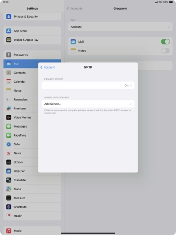 Press the field below 