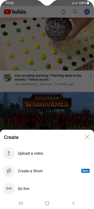 Press Upload a video. Press Upload a video.