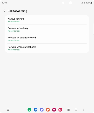 Press the Home key to return to the home screen.