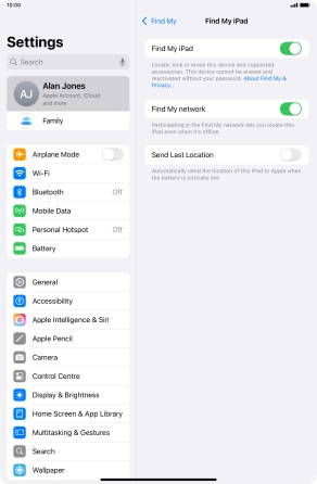 Press the indicator next to Press the indicator next to