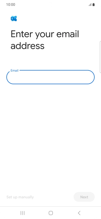 Press the field below 