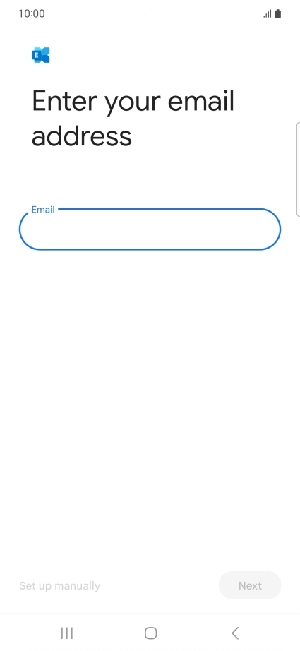 Press the field below 