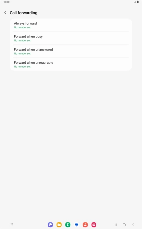 Press the Home key to return to the home screen.